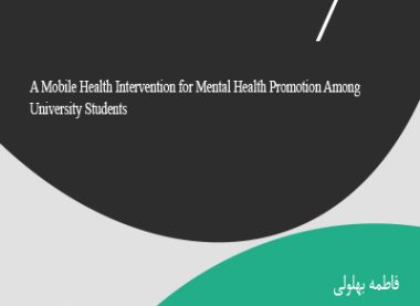 A Mobile Health Intervention for Mental Health Promotion Among University Students