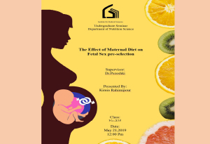 تاثیر رژیم غذایی مادر بر تعیین جنسیت جنین