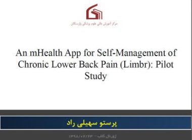 An mHealth App for Self-Management of Chronic Lower Back Pain (Limbr): Pilot Study