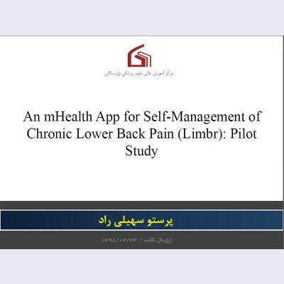An mHealth App for Self-Management of Chronic Lower Back Pain (Limbr): Pilot Study