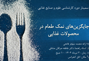 جایگزین‌های‌نمک‌طعام‌درمحصولات‌غذایی