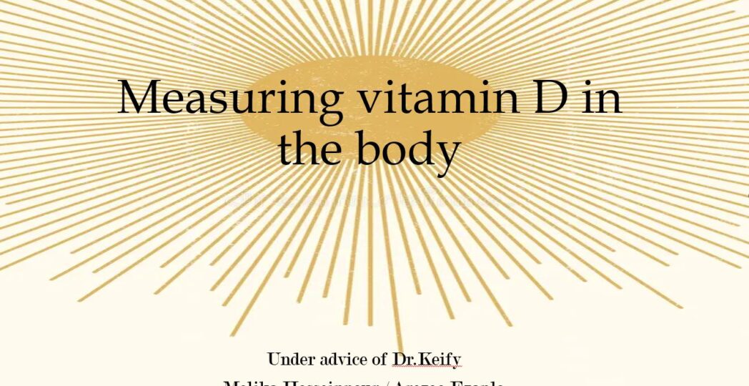 Measuring vitamin D in the body